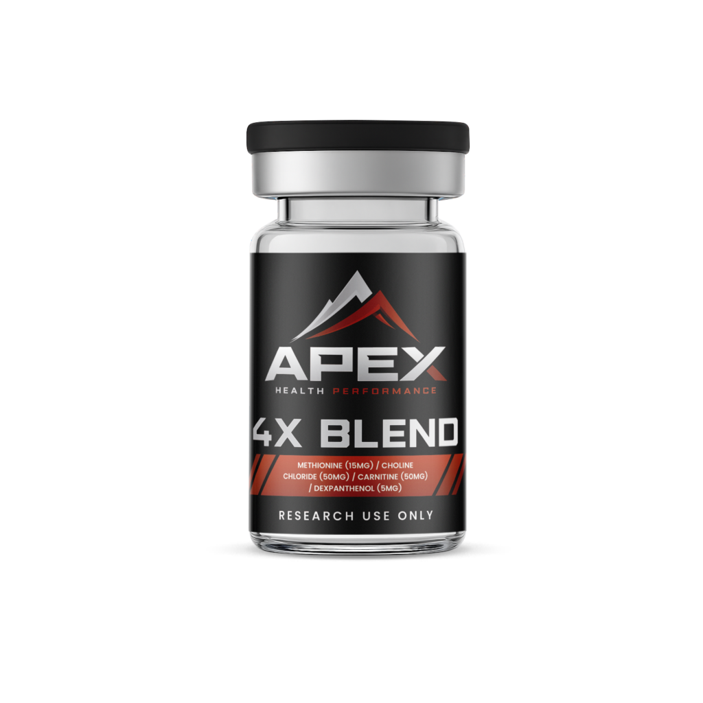 4X Blend Methionine (15mg) / Choline Chloride (50mg) / Carnitine (50mg) / Dexpanthenol (5mg)
